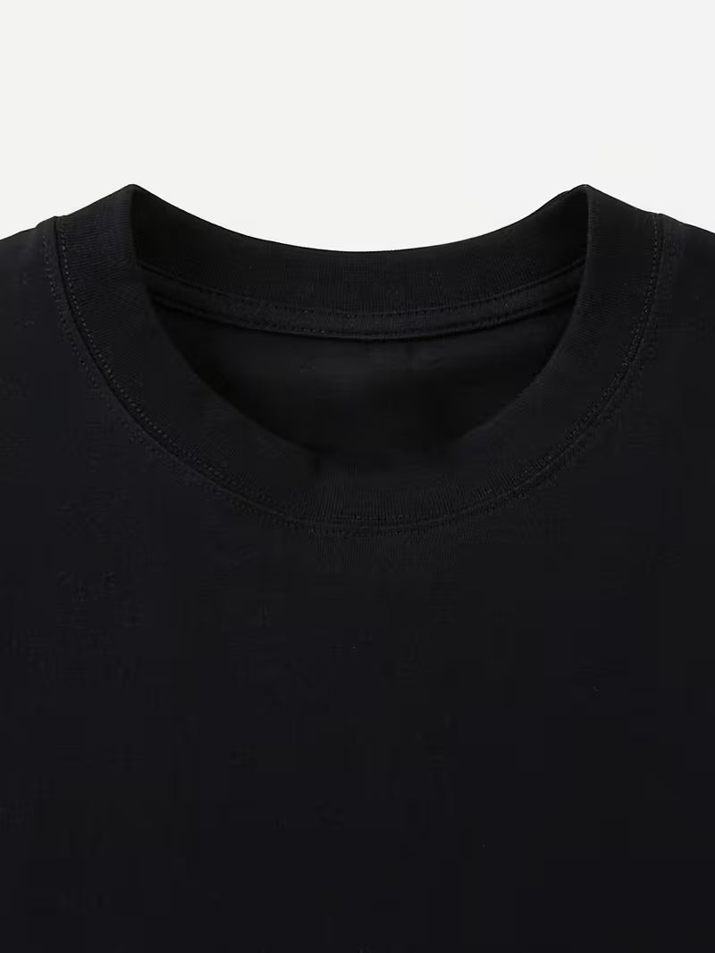 Human Print Hip-Hop Design Unisex Short Sleeve T-Shirt