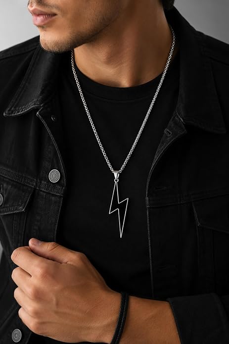 Lightning Bolt single strike Pendant