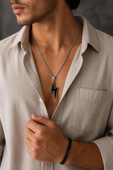 Lightning Bolt single strike Pendant